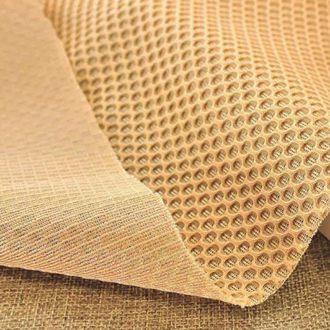100% полиэстер 3D Spacer Mesh 390 - 460GSM Накрывающая влагу трикотажная сетка 0