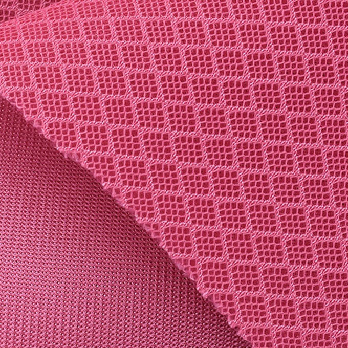 200×200 280гм 3D Spacer Mesh Polyester Athletic Mesh Fabric для улучшения эстетики 0